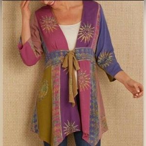 Soft Surroundings - Carnival Batik Topper Duster